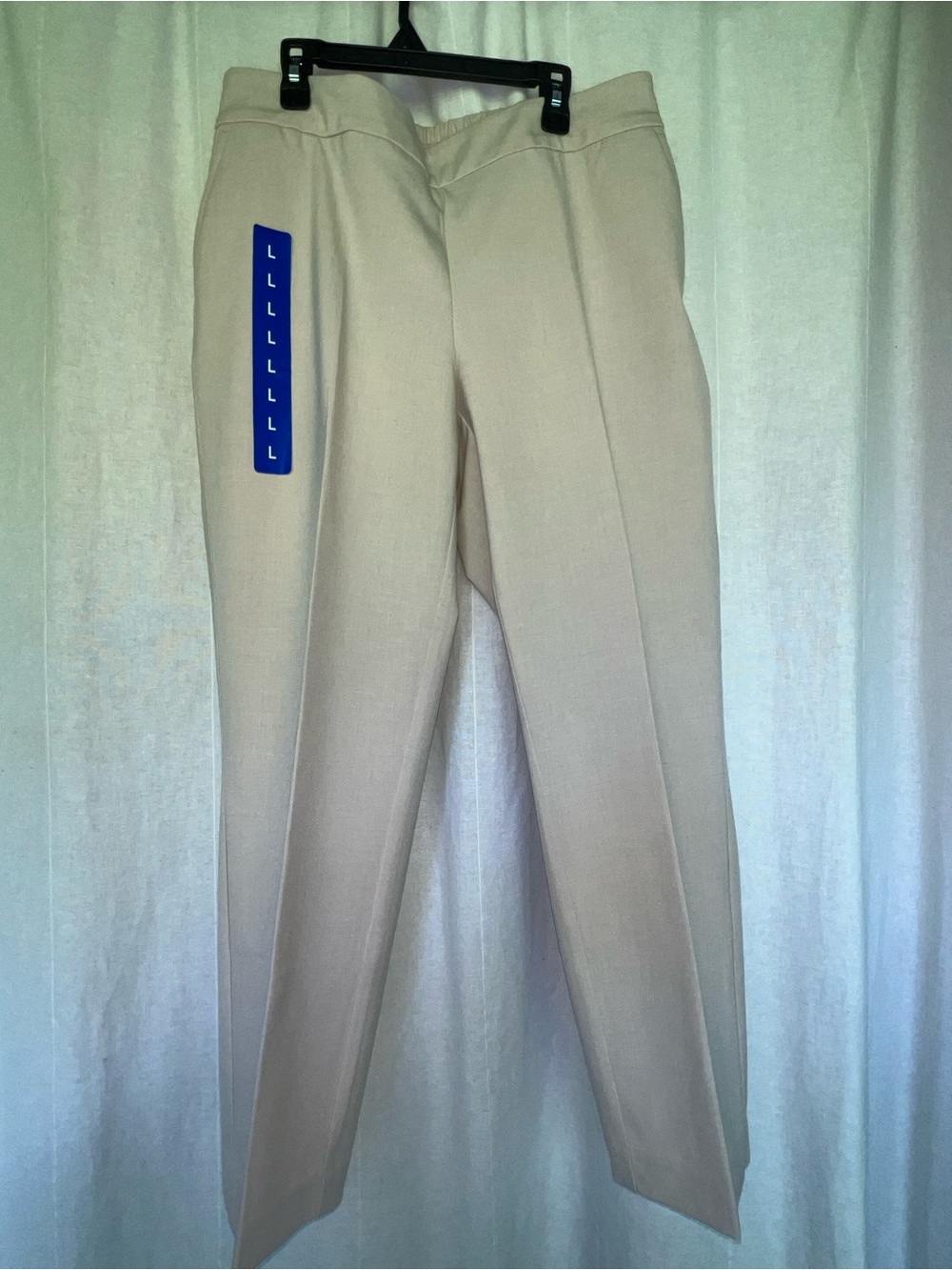 Hilary Radley Beige Straight-Leg women's Pants